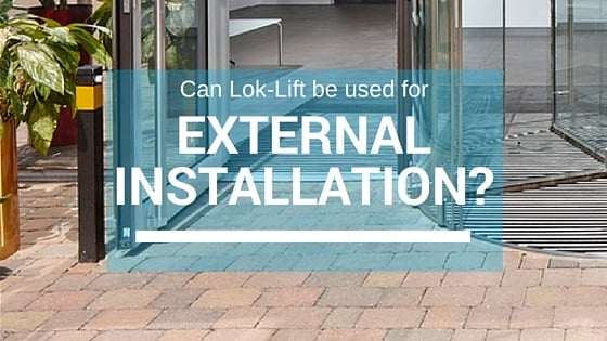 Lok-Lift Dry Adhesive for External Installation