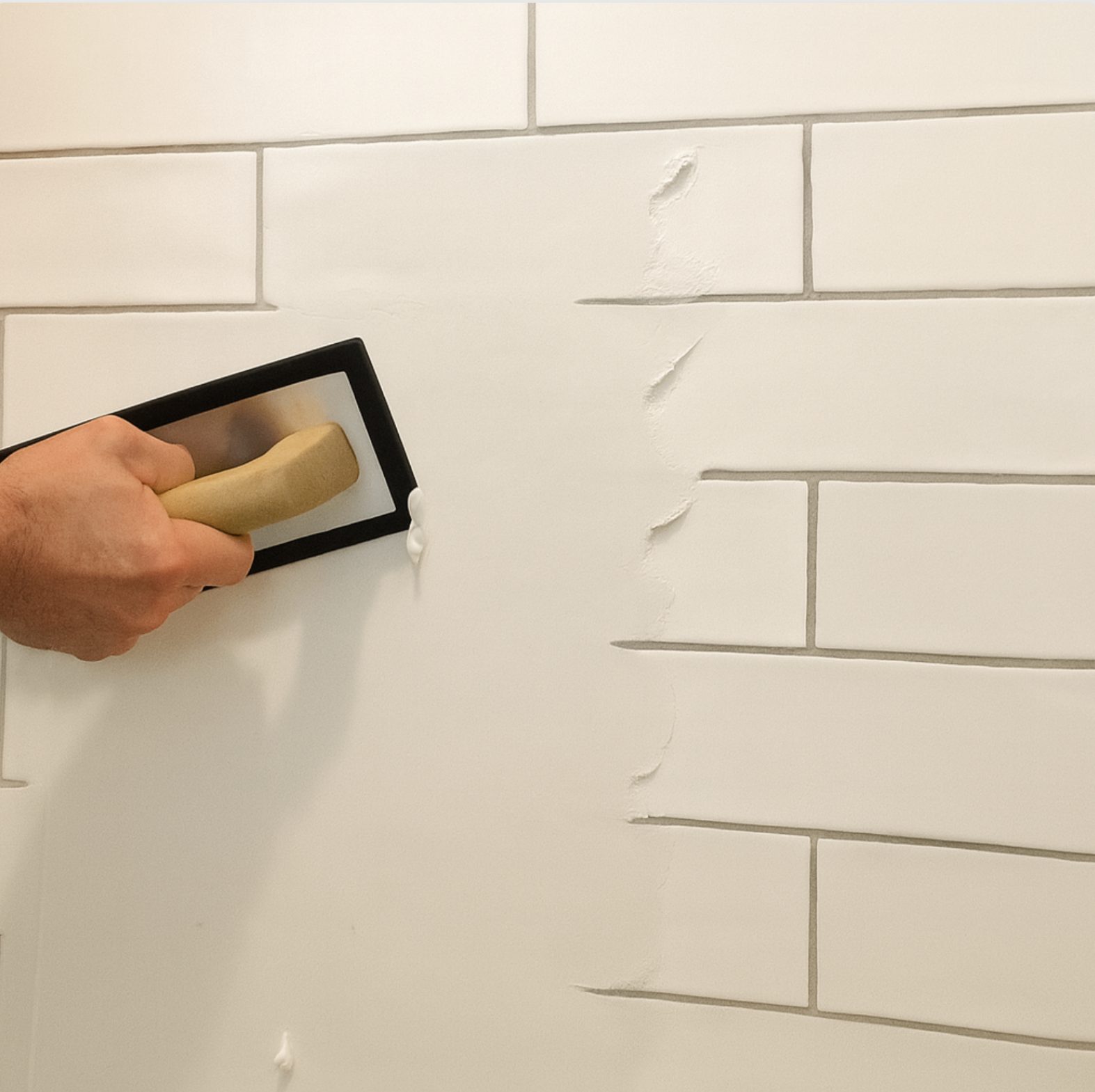 Step 3: Grout the tile