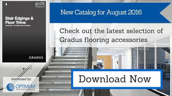 Gradus stair edgings & floor trims digital catalog - August 2016
